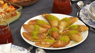 Damaklarda tat bırakacak yassı kadayıf tarif.