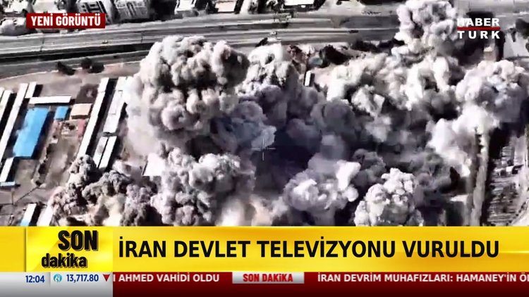 İsrail Tahran'a saldırı anını paylaştı