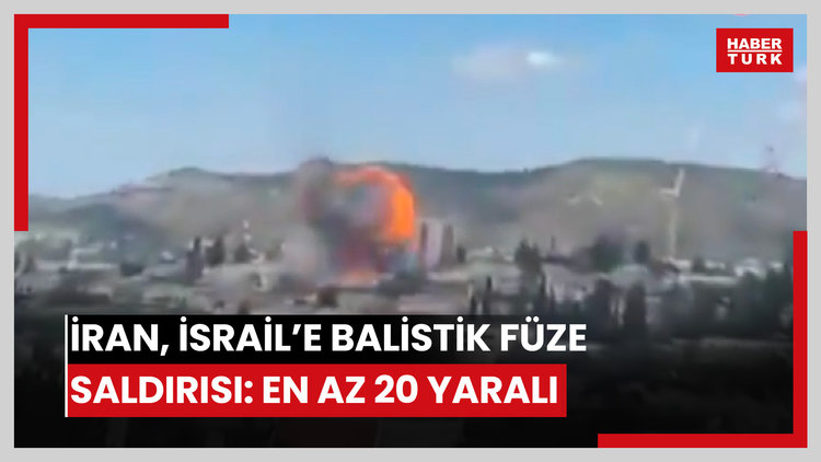 İran, İsrail'e balistik füze saldırısı: En az 20 yaralı