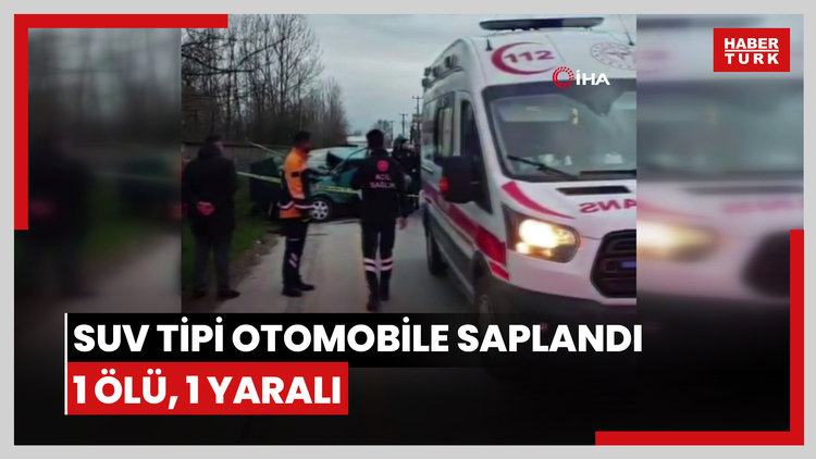 SUV tipi araç otomobile ok gibi saplandı: 1 ölü, 1 yaralı
