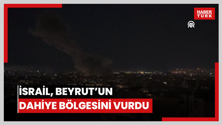 İsrail, Beyrut'un Dahiye bölgesine hava saldırısı düzenledi