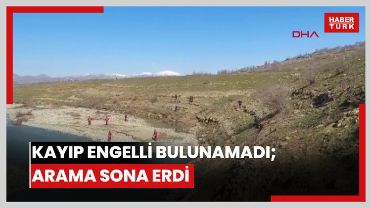 Kayıp engelli bulunamadı, arama çalışmaları sona erdi