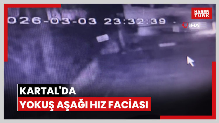 Kartal'da yokuş aşağı hız faciası: Tofaş hurdaya döndü, sürücü hayatını kaybetti