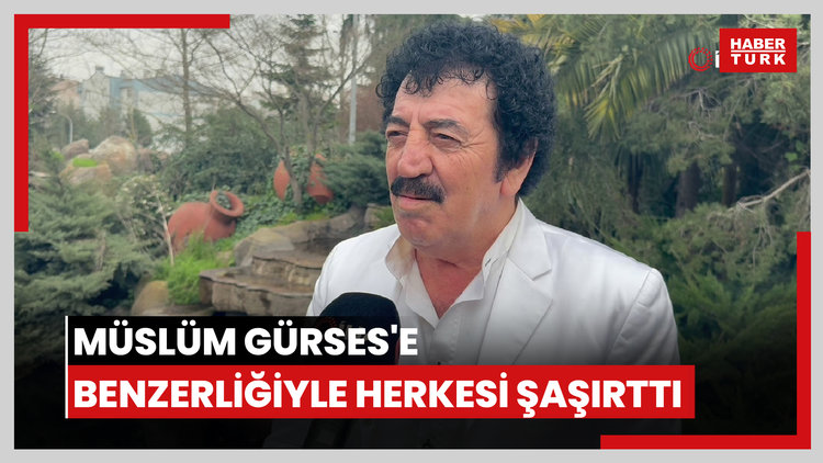 Müslüm Gürses'e benzerliğiyle herkesi şaşırttı, görenler dönüp bir daha baktı