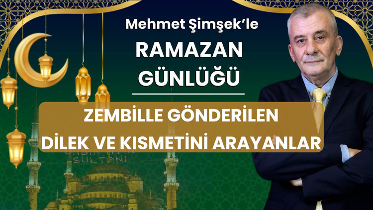 Zembille gönderilen dilek ve kısmetini arayanlar