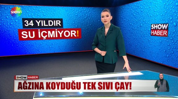 34 yıldır su içmeyen adam!