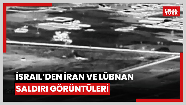 İsrail, İran ve Lübnan'a saldırıların görüntülerini paylaştı
