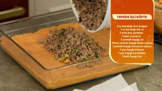 Tepside içli köfte tarifi! 