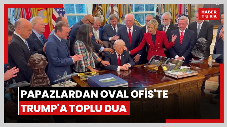 Papazlardan Oval Ofis'te Trump'a toplu dua