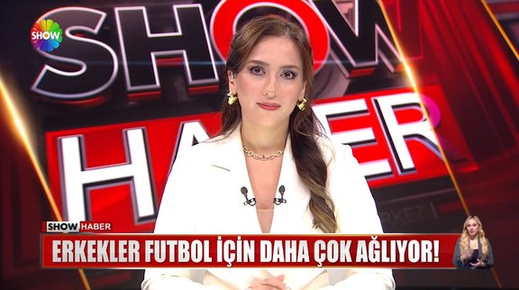 Erkekler futbol için daha çok ağlıyor!