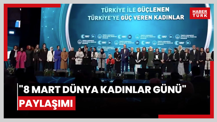 Cumhurbaşkanlığı İletişim Başkanlığından "8 Mart Dünya Kadınlar Günü" paylaşımı
