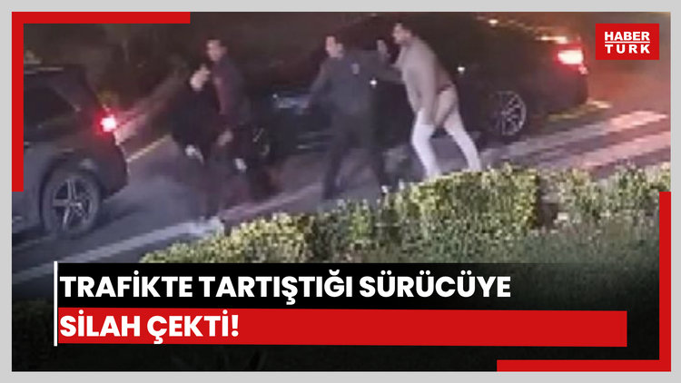 Beylikdüzü'nde trafikte tartıştığı sürücüye silah çekti