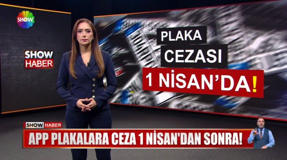 Plaka cezası 1 Nisan'da! 
