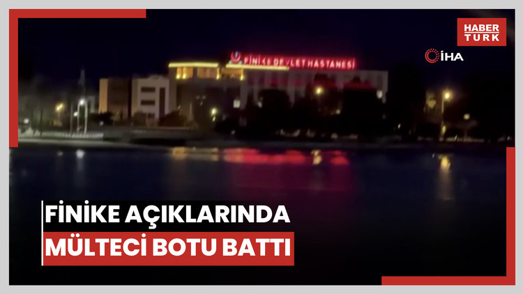 Antalya Finike açıklarında mültecileri taşıyan bot battı, ölü ve yaralılar var