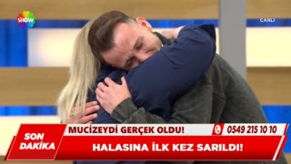 Hiç tanımadığı halasına kavuştu! 