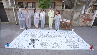 Gelin Evi'ne özel dev pankart!