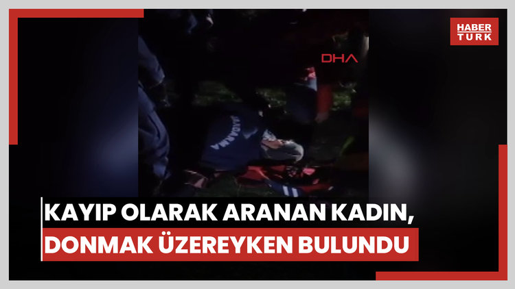 Bartın'da kayıp olarak aranan kadın, donmak üzereyken bulundu
