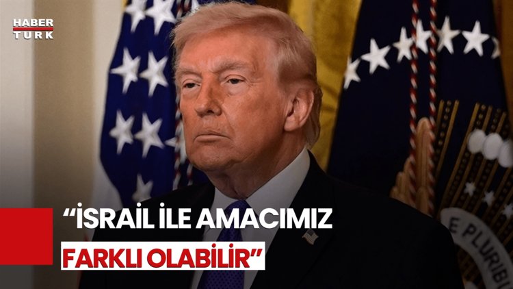 ABD Başkanı Trump'tan İsrail Açıklaması