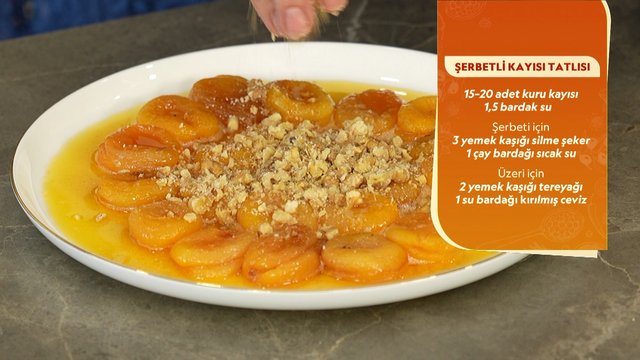 Şerbetli kayısı tatlısı tarifi!