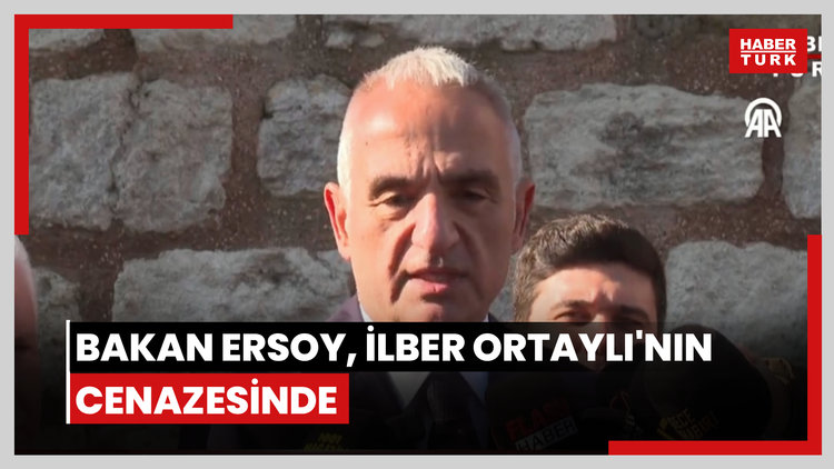 Bakan Ersoy İlber Ortaylı'nın Cenazesinde