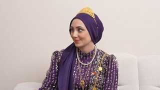Nisanur gelin ilgi odağı oldu. 