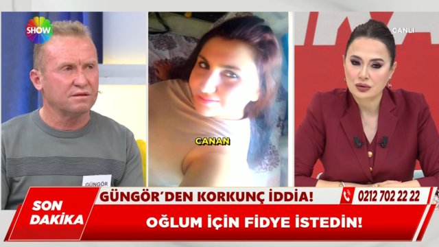 Güngör'ün karısı canlı yayında!