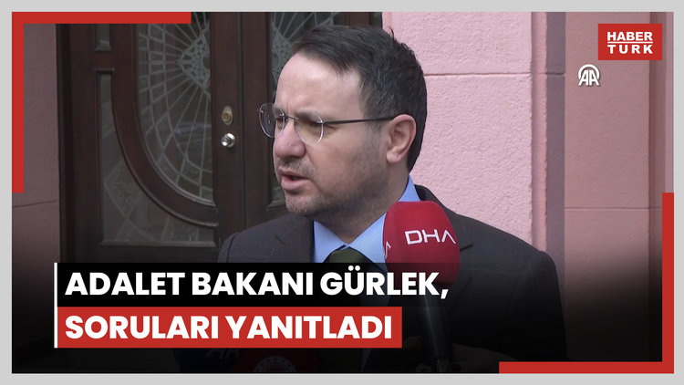 Adalet Bakanı Akın Gürlek, gazetecilerin sorularını yanıtladı