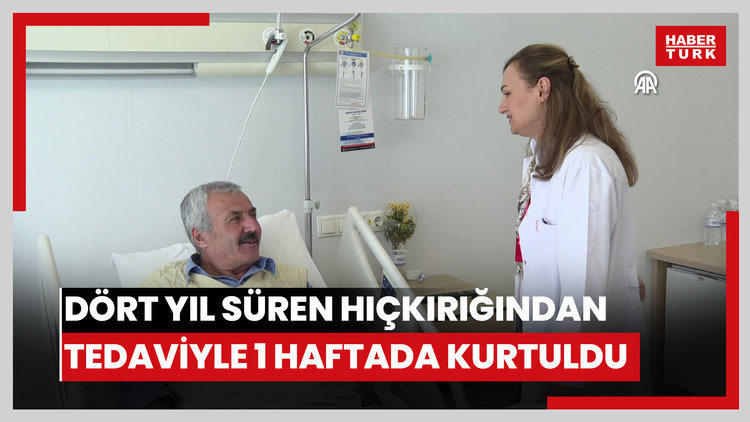 Dört yıl süren hıçkırığından tedaviyle 1 haftada kurtuldu