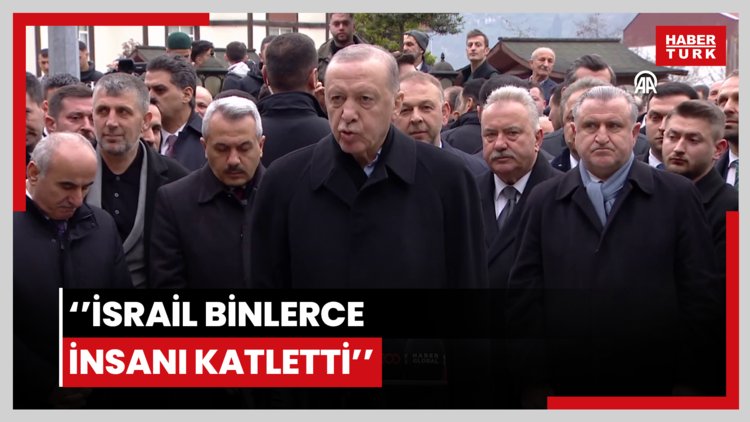 Cumhurbaşkanı Erdoğan: "İsrail binlerce insanı katletti, bunun bedelini de ödeyeceğinden hiç şüphem yok"