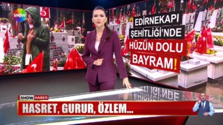 Şehit evlatlarıyla hasret giderdiler...