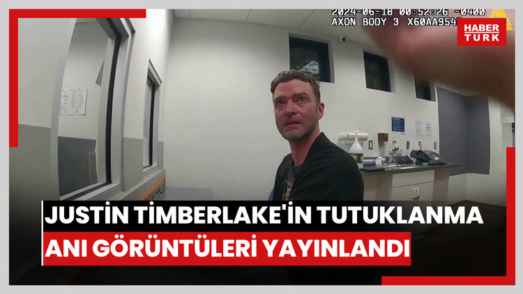 Justin Timberlake'in tutuklanma anı görüntüleri yayınlandı