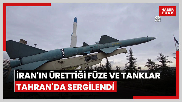 İran'ın ürettiği füze ve tanklar Tahran'da sergilendi