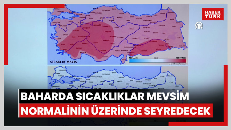 Baharda sıcaklıklar mevsim normallerinin üzerinde seyredecek