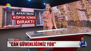 Apartmanı köpük içinde bıraktı!