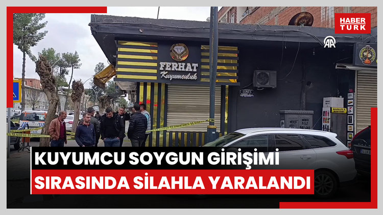 Diyarbakırda bir kuyumcu soygun girişimi sırasında silahla yaralandı