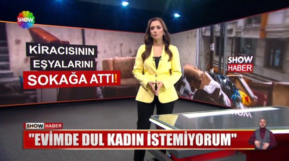 Kiracısının eşyalarını sokağa attı! 