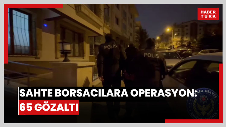 Sahte borsacılara operasyon