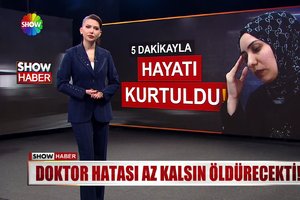 5 dakikayla hayatta kaldı!