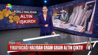 Kirli halıdan altın çıktı!