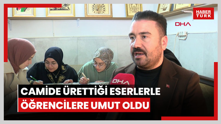 Camide Ürettiği Eserlerle Öğrencilere Umut Oldu