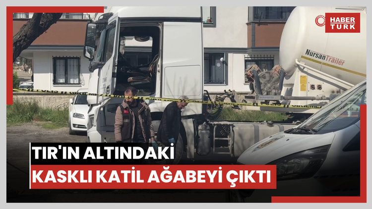 TIR'ın altındaki kasklı katil ağabeyi çıktı
