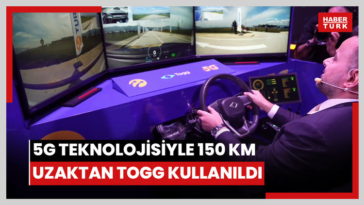 5G teknolojisiyle 150 km uzaktan Togg kullanıldı