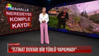 Mahalle neredeyse komple kaydı!