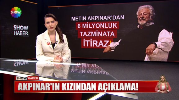 Metin Akpınar tazminata itiraz etti!