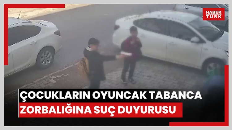 Çocukların oyuncak tabancayla zorbalığına suç duyurusu