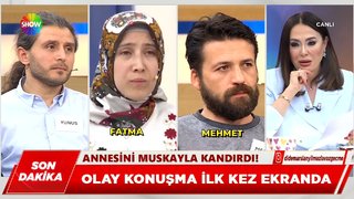 Olay konuşma ilk kez ekranda! 