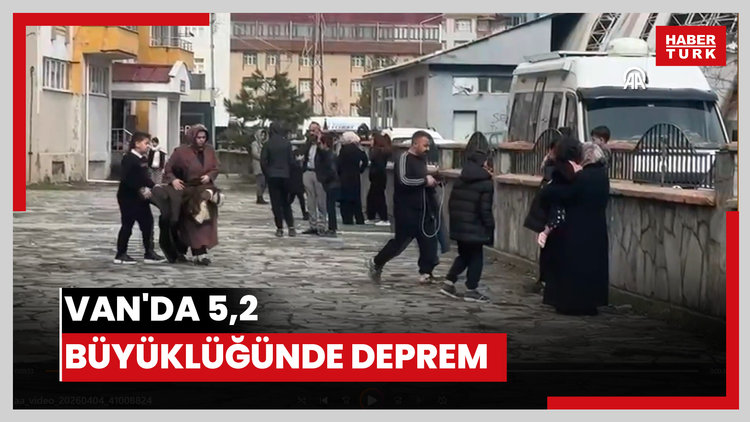 Van'da 5,2 büyüklüğünde deprem