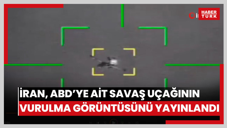 İran, ABD'ye ait A-10 savaş uçağının vurulma görüntüsünü yayınlandı