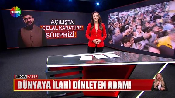 Dünyaya ilahi dinleten adam!