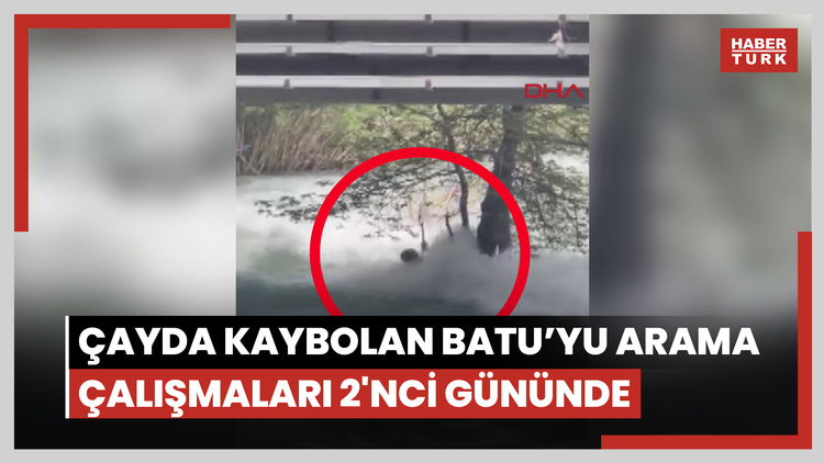 Berdan Çayı'nda kaybolan Batu'yu arama çalışmaları 2'nci gününde